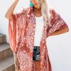 Carey Women's Anja Tassel Kimono Brown