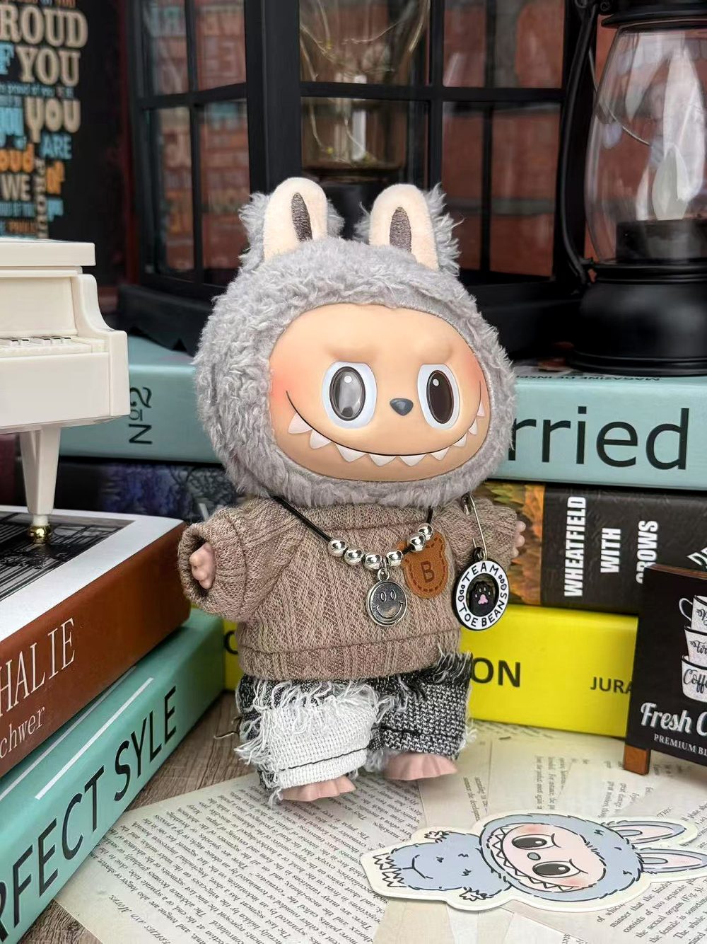 Labubu Costume Set (041)- Character Outfit (17cm)