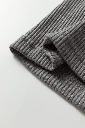 Sleet Ribbed Knit Button Down Slim Cardigan - Image 6