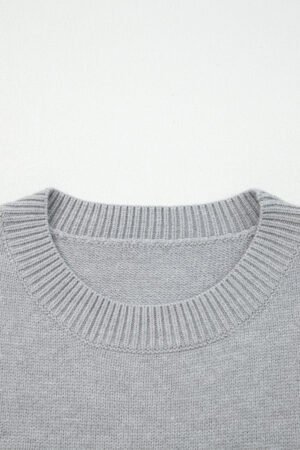 Light Grey See You Cowboy Embroidered Western Graphic Sweater - Image 7