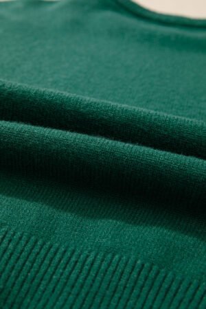Evergreen Pearled Drop Shoulder Round Neck Sweater - Image 8
