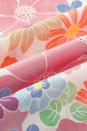 Pink Floral Smocked Waist Loose Pants - Image 6