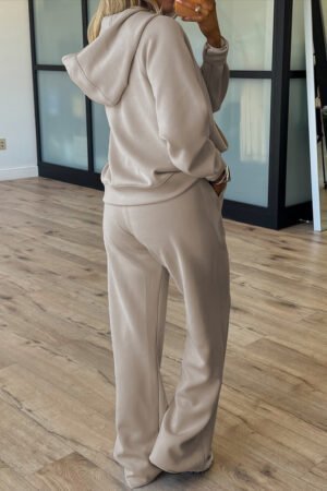 Alternative view of Jet Stream Half Zip Thumbhole Sleeve Hoodie Active Pants 2pcs Outfit