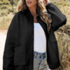 Black Floral Quilted Jacket