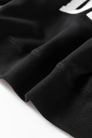 Black GAME DAY Graphic Varsity Pullover Sweatshirt - Image 8