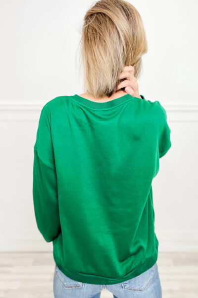 Sea Green Plaid MERRY Christmas Vacation Sweatshirt