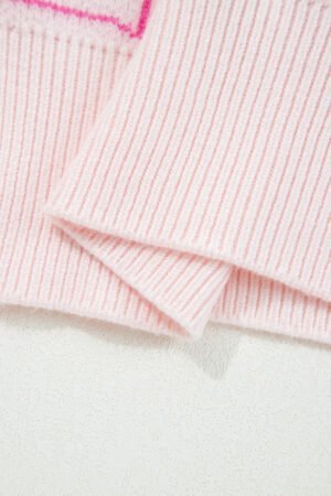 Pink Bows & Horseshoes Pattern Western Fashion Print Sweater - Image 8
