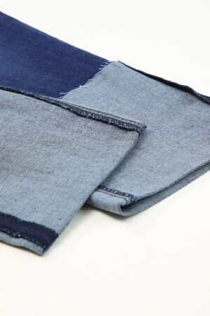 Blue-2 High Waist Distressed Straight Leg Jeans - Image 8
