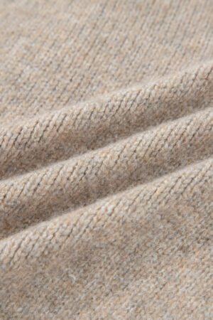Pale Khaki Tied Front Drop Shoulder Chunky Casual Cardigan - Image 10