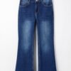 Sail Blue Western Stitch Patched Pocket Bootcut Jeans