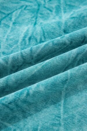 Sea Green saved by grace Letter Embroidery Mineral Wash Loose Sweatshirt - Image 6
