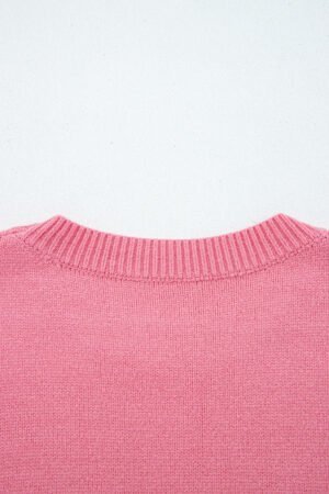 Peach Blossom See You Cowboy Embroidered Western Graphic Sweater - Image 7