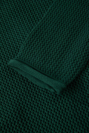 Blackish Green Plus Size Golden Accent Buttons Short Sweater Cardigan - Image 18