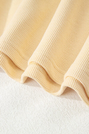 Light French Beige Leopard Star Color Block Patchwork Textured Baggy Sweatshirt - Image 12