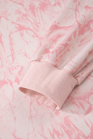 Pink Camo Mock Neck Baggy Sweatshirt - Image 4