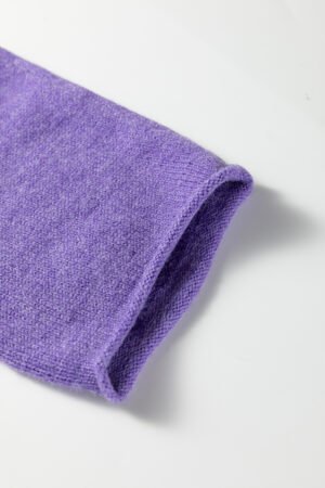 Wisteria Solid Color Knit Button Drop Shoulder Sweater Cardigan - Image 5