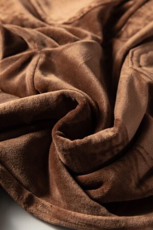 Coffee Straight Loose Drawstring Elastic High Waist Fleece Pants - Image 11