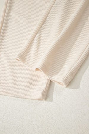 Jet Stream Drawstring Elastic Waist Casual Corduroy Pants - Image 7