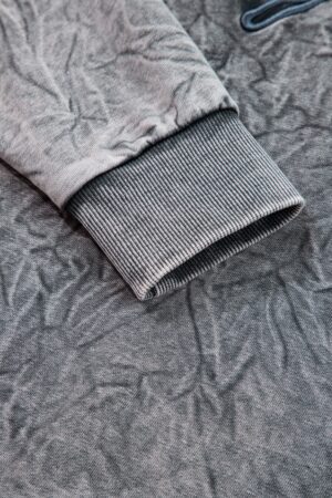 High-rise saved by grace Letter Embroidery Mineral Wash Loose Sweatshirt - Image 14
