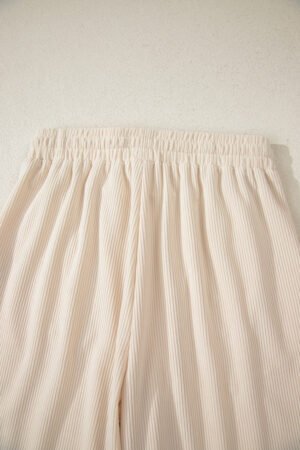 Jet Stream Drawstring Elastic Waist Casual Corduroy Pants - Image 6