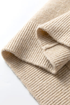 Parchment Button Lace Detail Raglan Sleeve Shift Mini Sweater Dress - Image 9