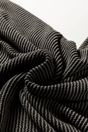 Carbon Grey Twisted Ribbed Dolman Long Sleeve Top - Image 8
