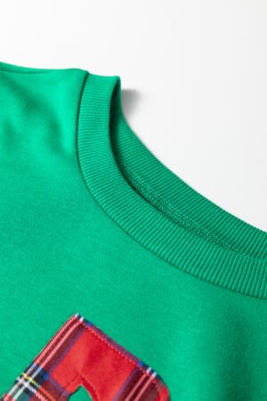 Sea Green Plaid MERRY Christmas Vacation Sweatshirt - Image 11