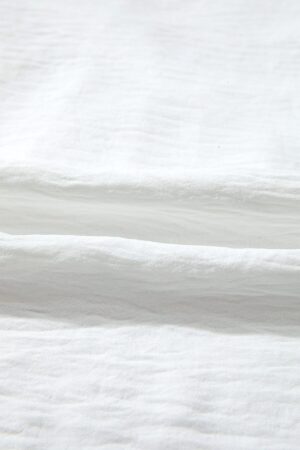 White Solid Color Floral Guipure Lace Patchwork Frilled Long Sleeve Blouse - Image 7