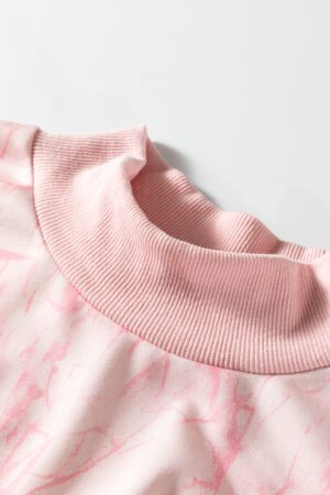 Pink Camo Print Jogger Pants Set - Image 6