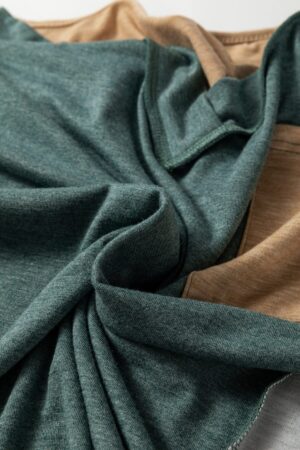 Four Leaf Clover Exposed Stitching Colorblock V Neck Long Sleeve Top - Image 8