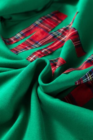 Sea Green Plaid MERRY Christmas Vacation Sweatshirt - Image 9