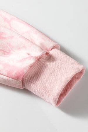 Pink Camo Print Jogger Pants Set - Image 7