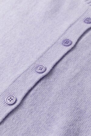 Lavendula 3/4 Sleeve Boxy Knit Button Down Sweater Cardigan - Image 11