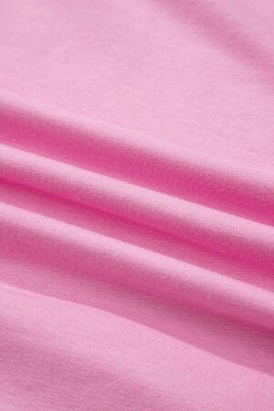 Pink Paisley Broderie Anglaise Valentine Heart Pattern Long Sleeve Patchwork Top - Image 9