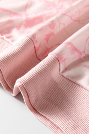 Pink Camo Print Jogger Pants Set - Image 9