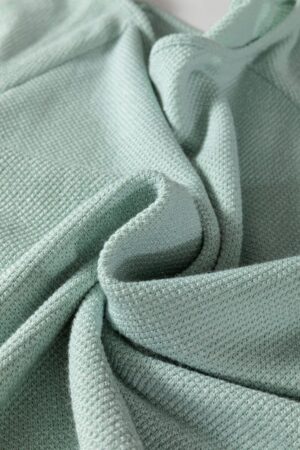 Moonlight Jade Textured Raglan Sleeve Knit Loose Top - Image 11