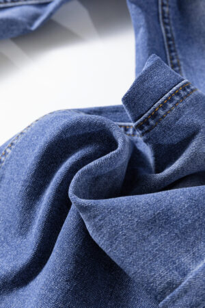 Myosotis Mid Rise Distressed Sneak Peek Straight Leg Jeans - Image 12
