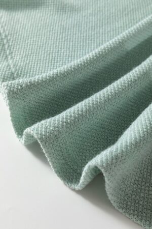 Moonlight Jade Textured Raglan Sleeve Knit Loose Top - Image 12