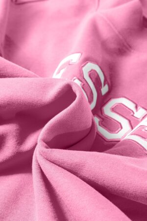Bright Pink Oversize Blessed Embroidered Mock Neck Sweatshirt - Image 10