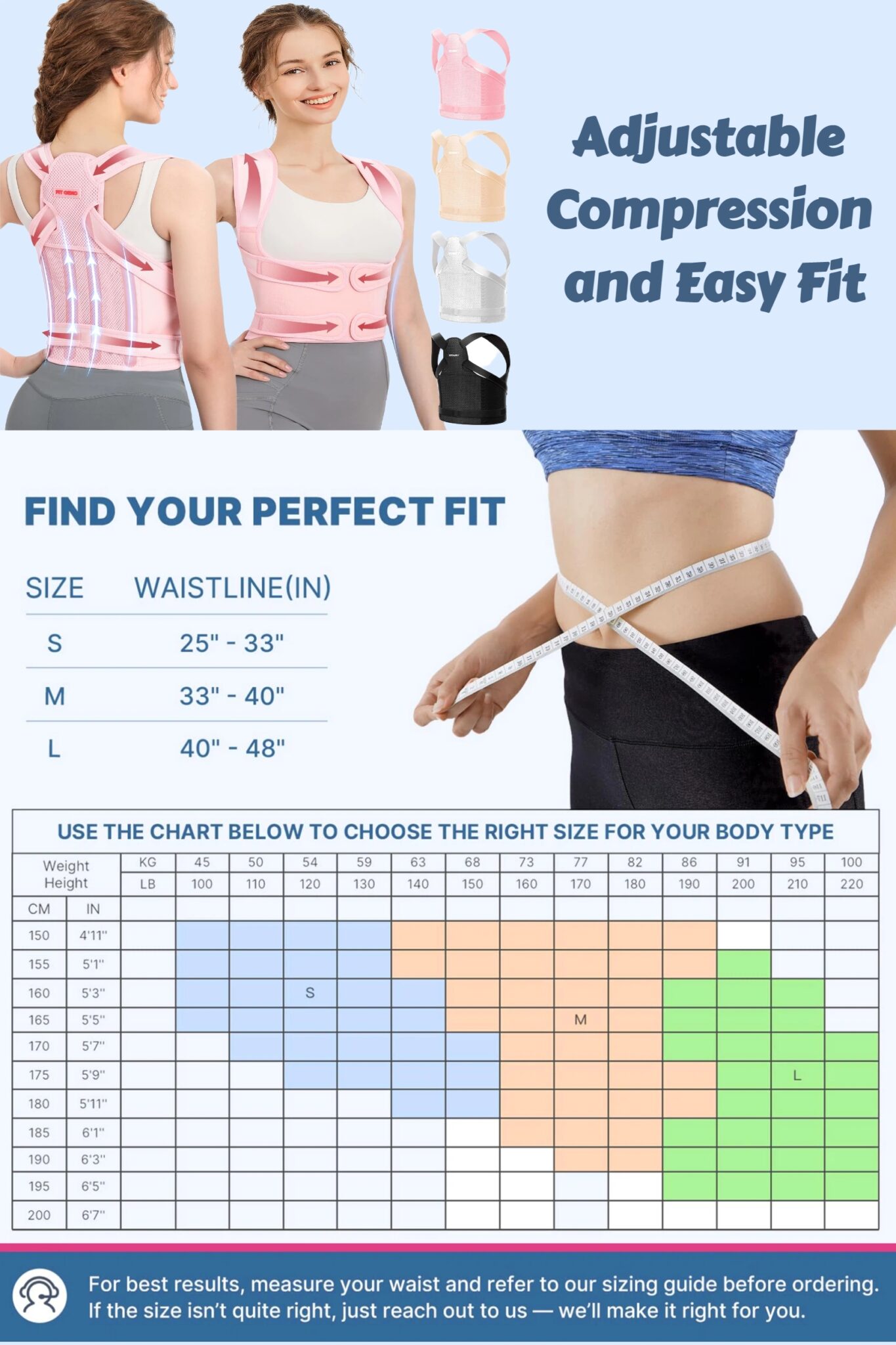 Advanced Full Back Posture Corrector for Women & Men - Image 3