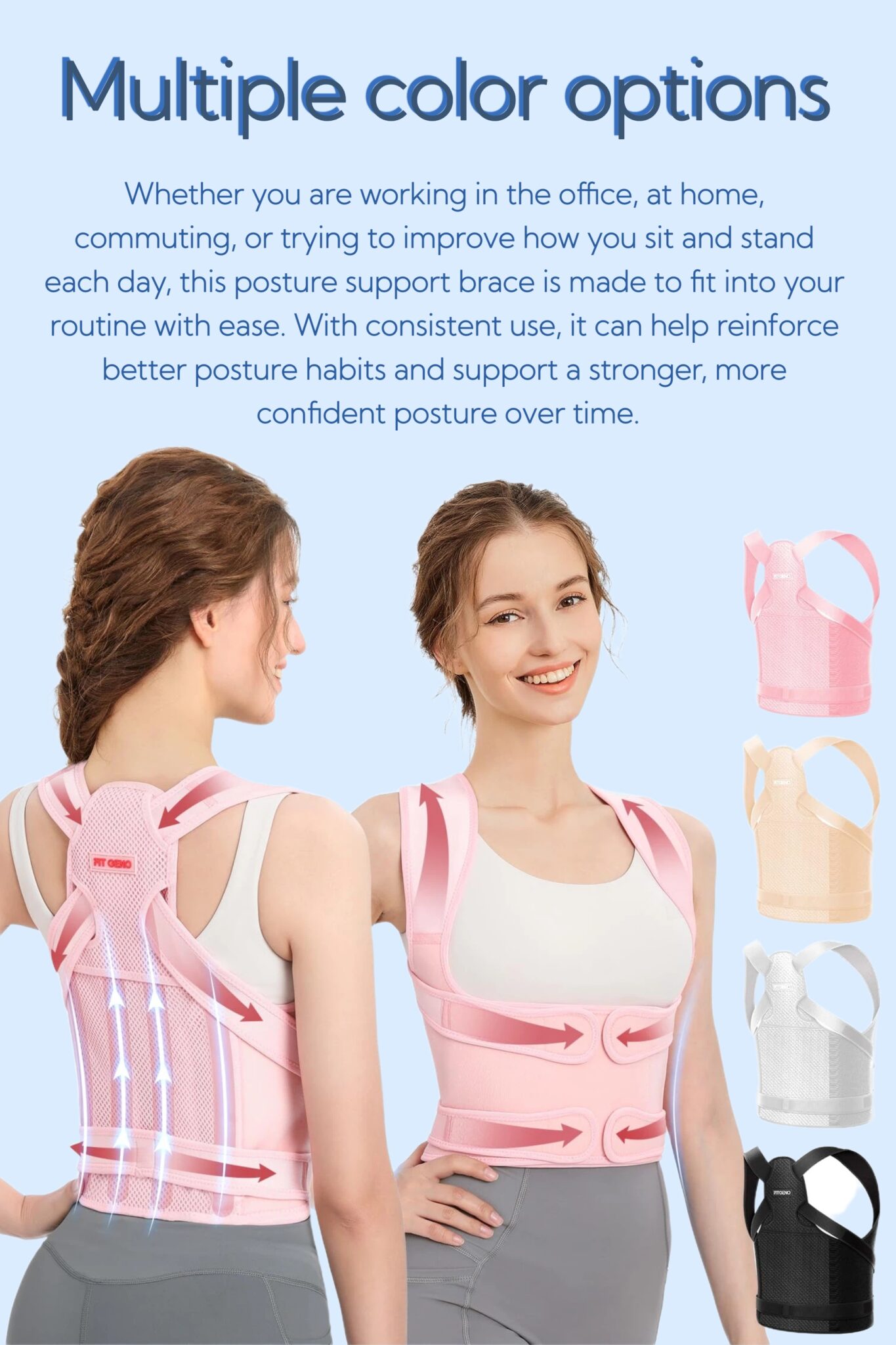 Advanced Full Back Posture Corrector for Women & Men - Image 7