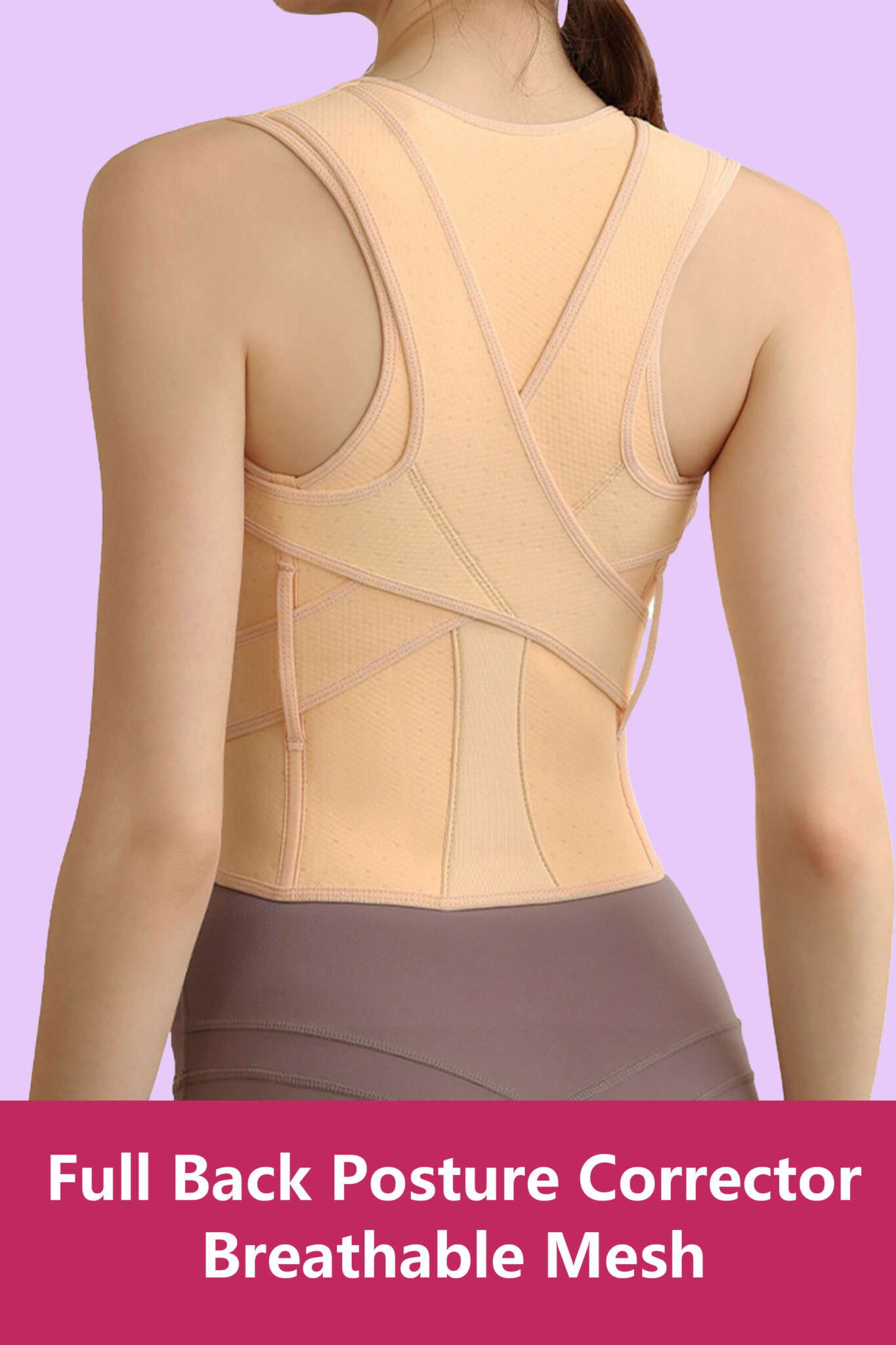 Posture Corrector for Men and Women – Adjustable Back Support Brace with Soft Memory Pad - Image 8