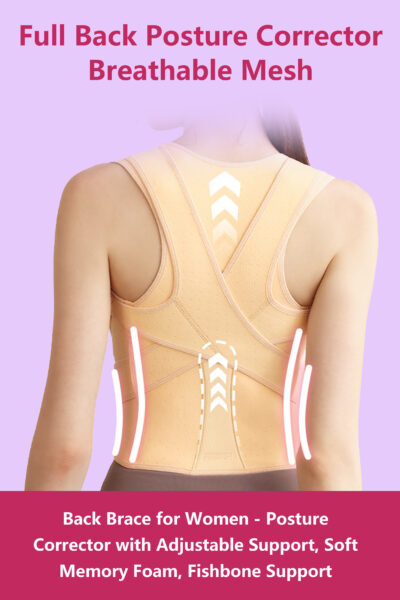 Posture Corrector Back Brace with Adjustable Support for Women