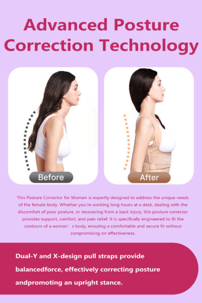 Alternative view of Posture Corrector for Women - Invisible Lightweight Back Brace for Neck Shoulder & Upper Back