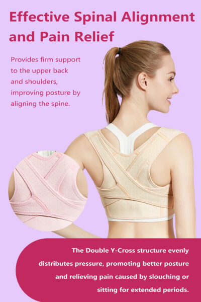 Alternative view of Posture Corrector for Women – Adjustable Back Brace for Upper Back