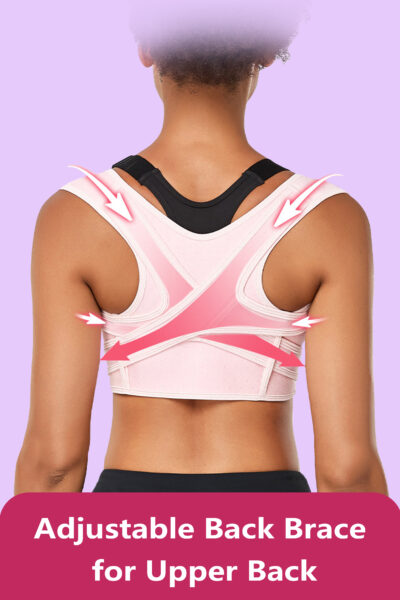 Posture Corrector for Women – Adjustable Back Brace for Upper Back