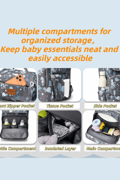 Alternative view of The Latest Mommy Diaper Bag with Foldable Baby Bed